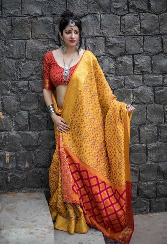 Silk Yellow Saree