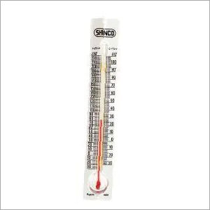 Room Thermometer with Flat Metal Back, Celsius / Fahrenheit