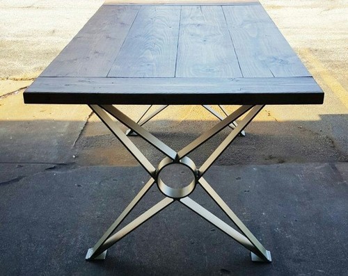 Powder Coatrd Cross Leg Table