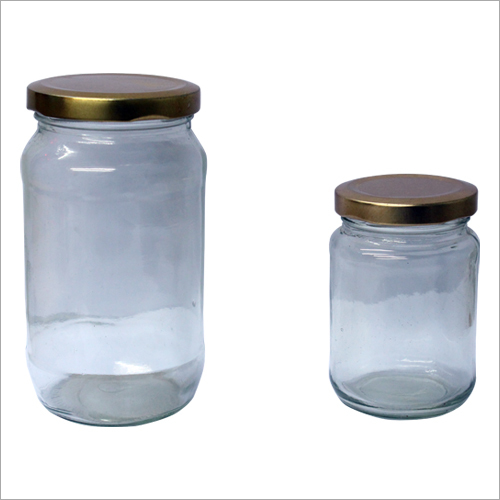 Transparent Glass Jar