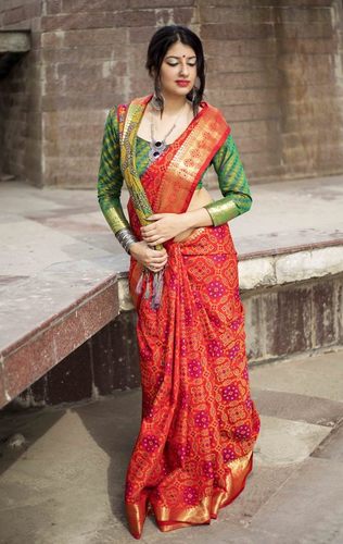 Silk Red Saree