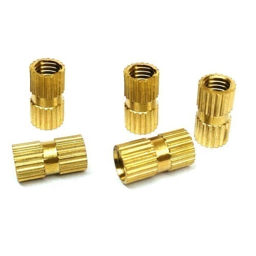 Brass Straight Knurled Inserts
