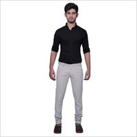 Grey Mens Chinos Pants