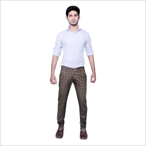 Mens Cotton Checks Print Pant By IBN ABDUL MAJID PRIVATE LIMITED