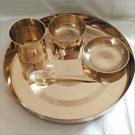 Brass Thali Set