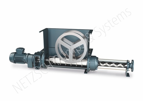 Green Hopper With Feeding Screw Pump