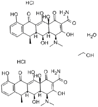 Doxycycline Hyclate - C22h24n2o8.hcl , White, Water-soluble, Molecular Weight: 480.9, Stable At Room Temperature, For Bacterial Infections