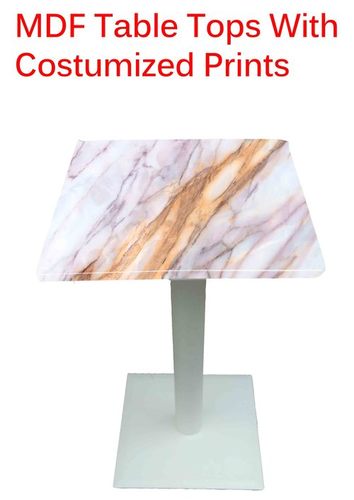 MDF Table Top With Customized Prints