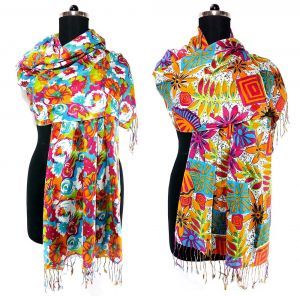 digital printed shawls