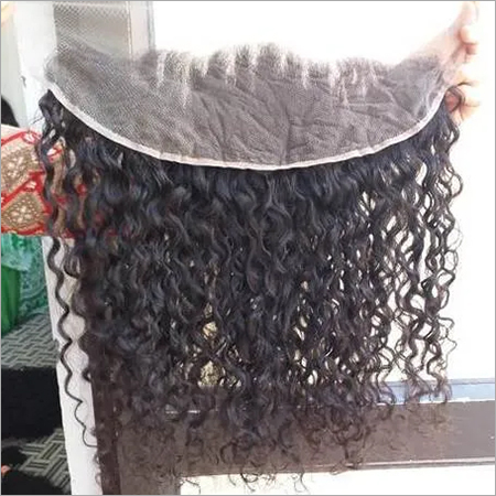 Raw Deep Curly Transparent Swiss Lace Frontal Hair