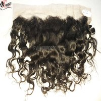 Raw Hair Frontal - 100% Virgin Remy Human Hair, 10-30 Inch Lengths | Natural Wavy Texture, Double Weft For Zero Shedding, Easily Dyeable And Restylable