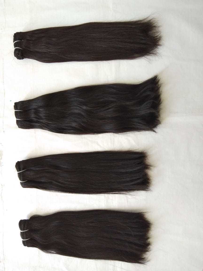 Brazilian Virgin Hair Straight , Indian Straight Hair Extension