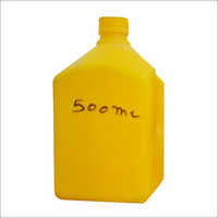 500 Ml Yellow Plastic Hdep Bottle Sealing Type: Easy Open End
