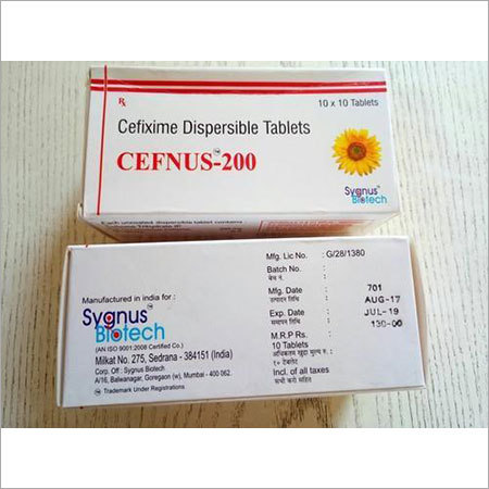 Cefixime Dispersible Tablets General Drugs