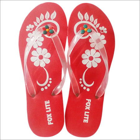 Ladies Printed Hawai Slipper