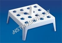 Float Rack - Polypropylene, Holds 16 Micro Centrifuge Tubes, Autoclavable, Easy Identification