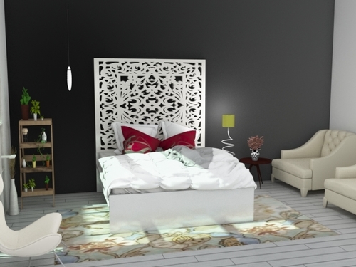 Stylish Wooden Bed