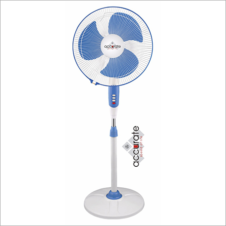 Blue Accurate Pedestal Fan