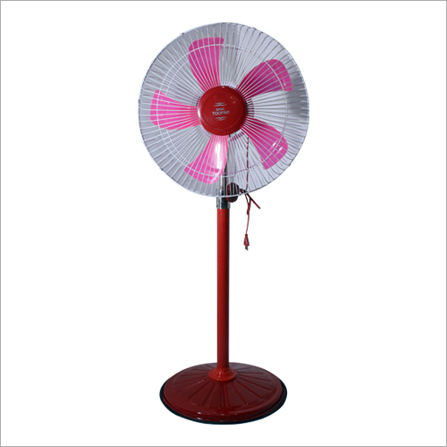 Red Electric Pedestal Fan