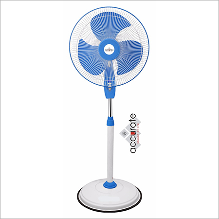 Blue 3 Blade Pedestal Fan