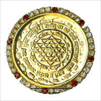Shree Yantra Gold Plated Coin