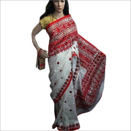 Dhakai Kachi Hand Work Saree