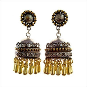 Double Tone Earrings