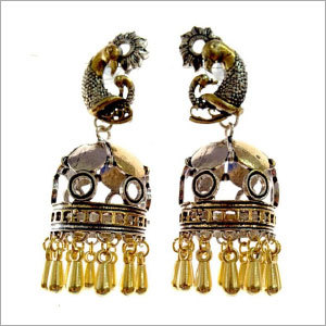 Double Tone Earrings
