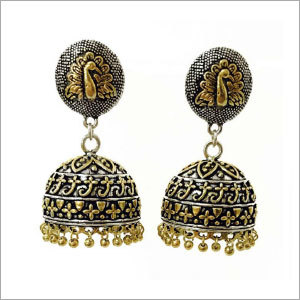 Double Tone Earrings