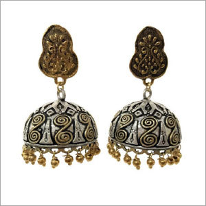 Double Tone Earrings