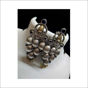 Double Tone Earrings