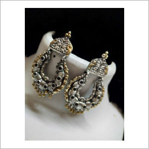 Double Tone Earrings