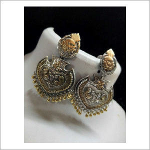 Double Tone Earrings