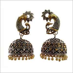Double Tone Earrings