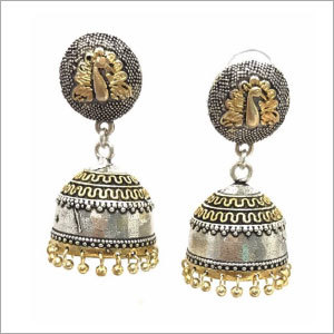 Double Tone Earrings