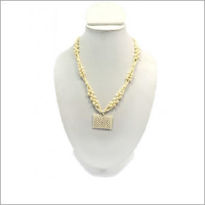 Bone Necklaces - Bone & Metal, 18-24 Inches, Gold | Lobster Clasp, Elegant Design, Versatile Accessory