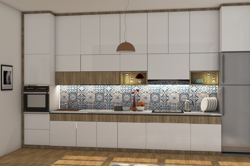 Modern Straight Kitchen