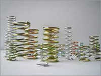 Compression Springs - Coiled Wire, Helical Form, Open-coil Type | Excellent Strength, High Resistance To Linear Forces, Uniform Gap