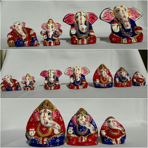 Meenakari Ganesh Idol