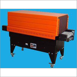 Shrink Tunnel Machine - Mild Steel Body, Variable Dimensions, Orange & Black Design | Modern Control Panel, Two Pairs of Castors, Versatile & Durable