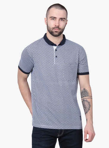 Grey Colour T-Shirt - Cotton Blend, S-XXL, Grey | Collared, Soft Fabric, Stylish Design, Comfortable Fit, Durable Material, Easy Care, Classic Style, Versatile Wear, Short Sleeve