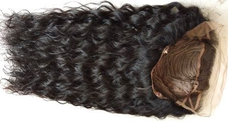 Natural Curly Front Lace Curly Wig