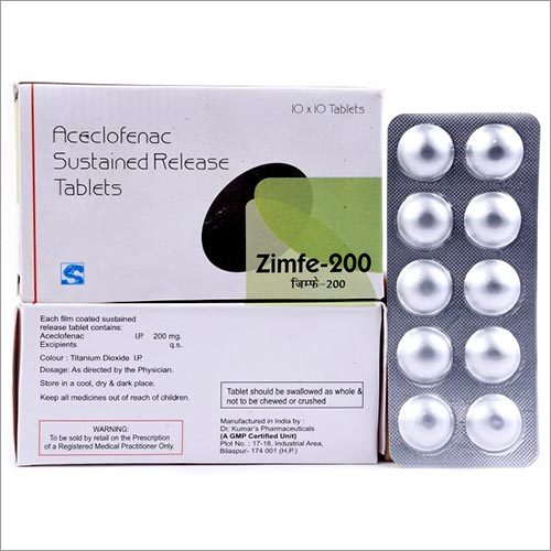 Aceclofenac Sustained Release Tablets