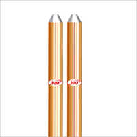 Chemical Earthing Pipe - Copper, 2.5m X 16mm | Tin Plated, Less Than 10 Ohms Resistance, Safe Discharge For Building, Home And Industry
