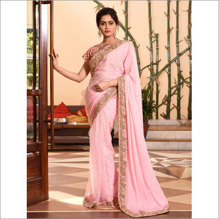 Pink Saree