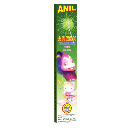 7cm Green Sparklers