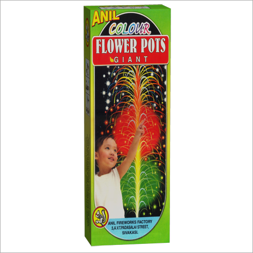 Color Flowerpots Giant Cracker