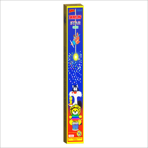 Festivals And Weddings Twinkling Star Green Fire Cracker