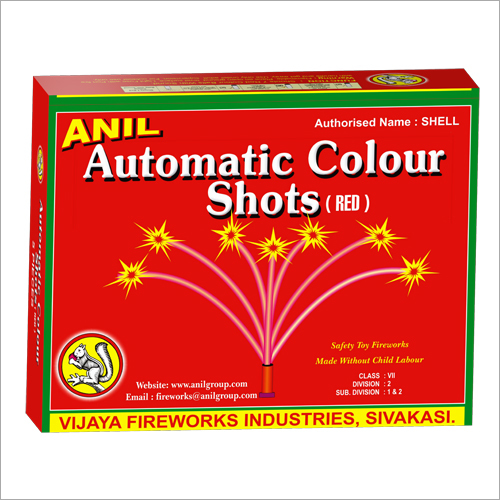 Automatic Colour Shots(Red) 5 Firecracker