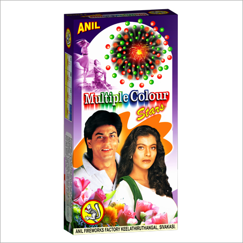 Multiple Colour Stars Firecrackers